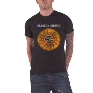 Alice in Chains Sun Logo grunge alternative metal rock T-Shirt XL NWT UK made